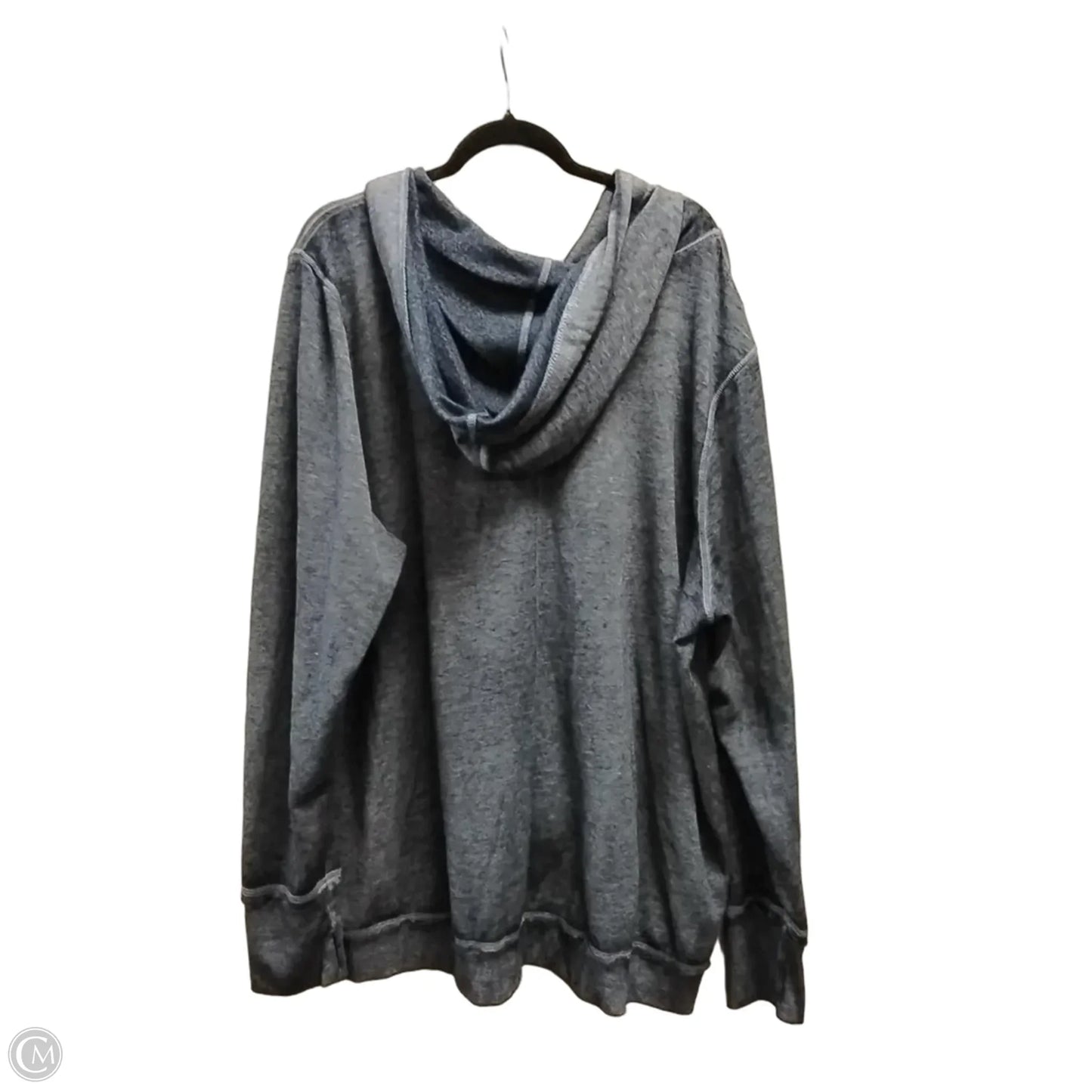 Sweatshirt Hoodie By Maurices In Blue, Size: 4x