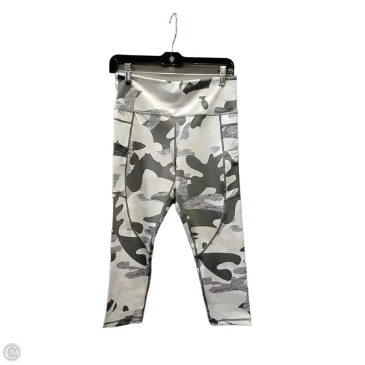 Athletic Leggings By Zyia In Camouflage Print, Size: M