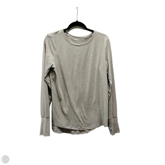 Athletic Top Long Sleeve Crewneck By Apana In Purple, Size: L