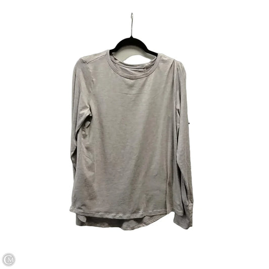 Top Long Sleeve By Beachlunchlounge In Checkered Pattern, Size: M
