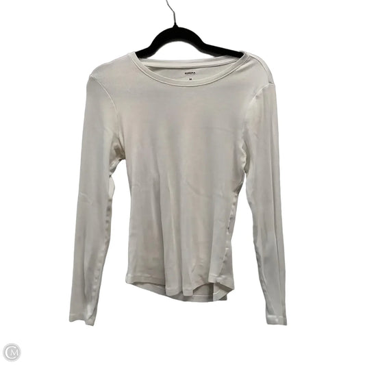 Top Long Sleeve By Sonoma In White, Size: M