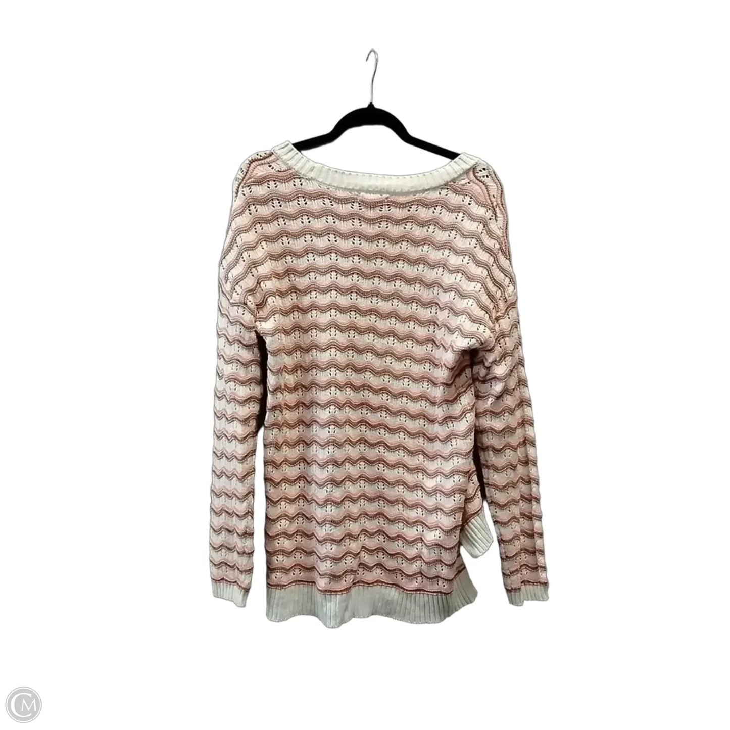 Sweater By Maurices In Striped Pattern, Size: M