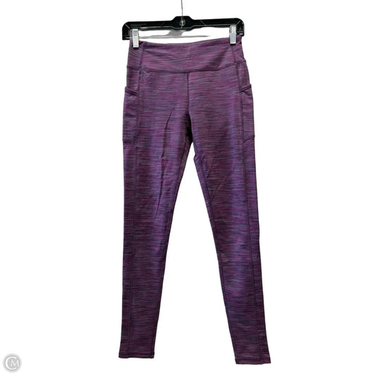 Athletic Leggings By Kyodan In Purple, Size: S