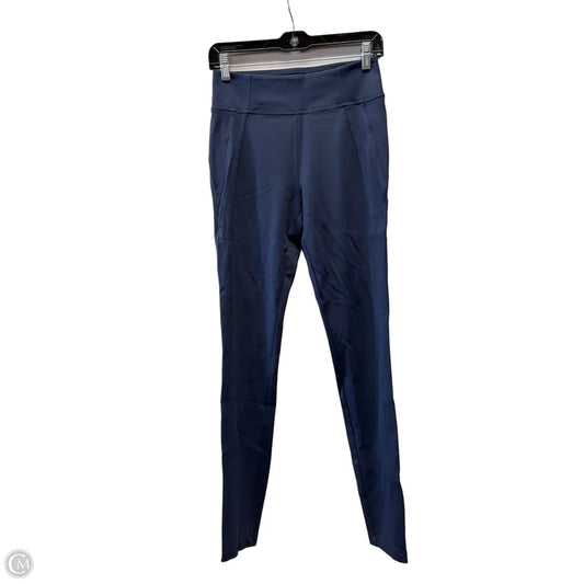 Athletic Leggings By Athleta In Navy, Size: S
