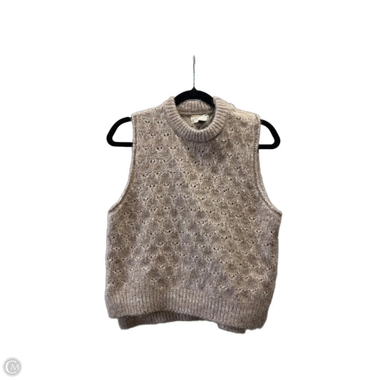 Vest Sweater By Universal Thread In Brown, Size: S