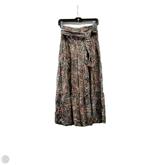 Skirt Maxi By Clothes Mentor In Paisley Print, Size: 10