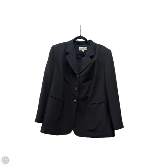 Blazer By August Max Woman In Black, Size: Xl