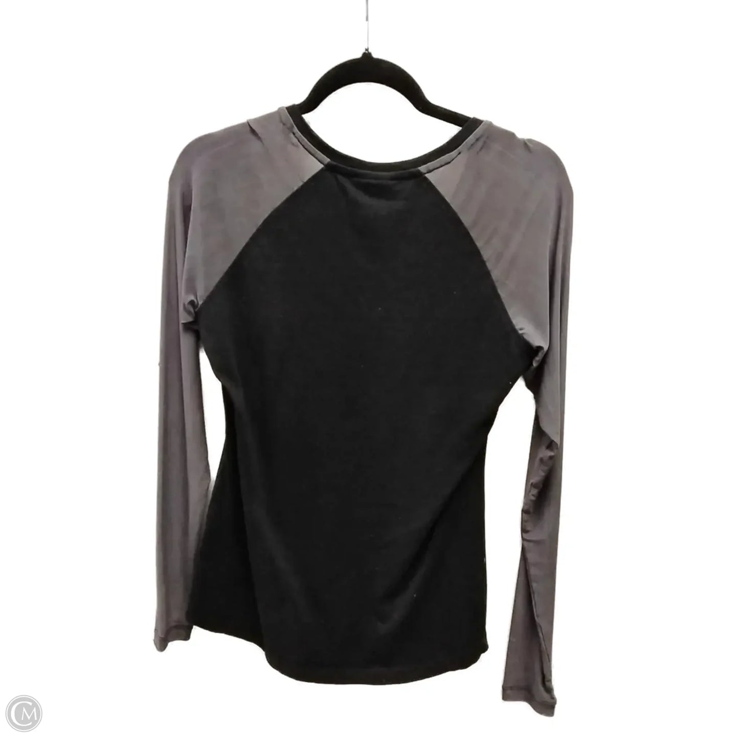 Top Long Sleeve By Harley Davidson In Black & Grey, Size: M