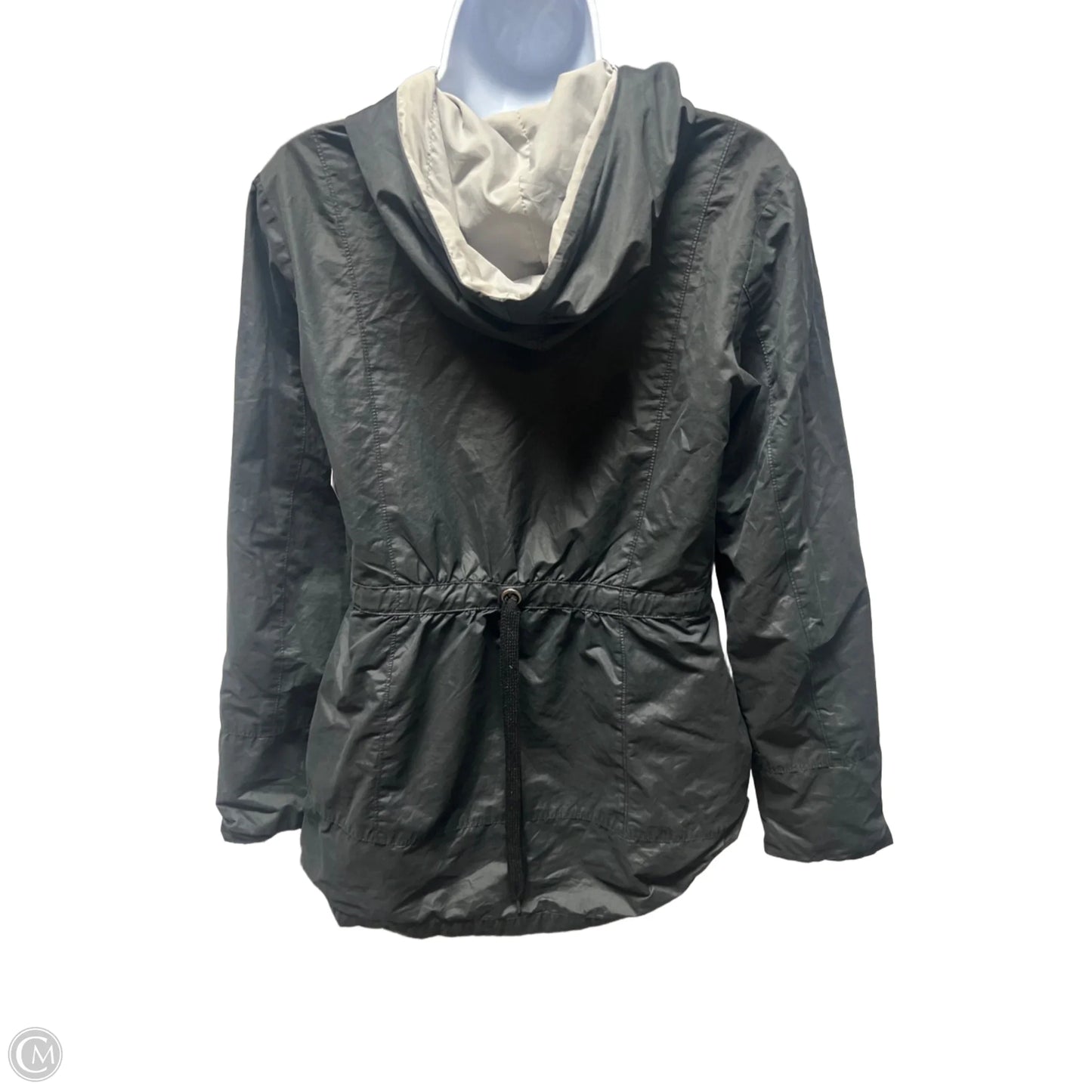 Jacket Windbreaker By Prana In Grey, Size: M