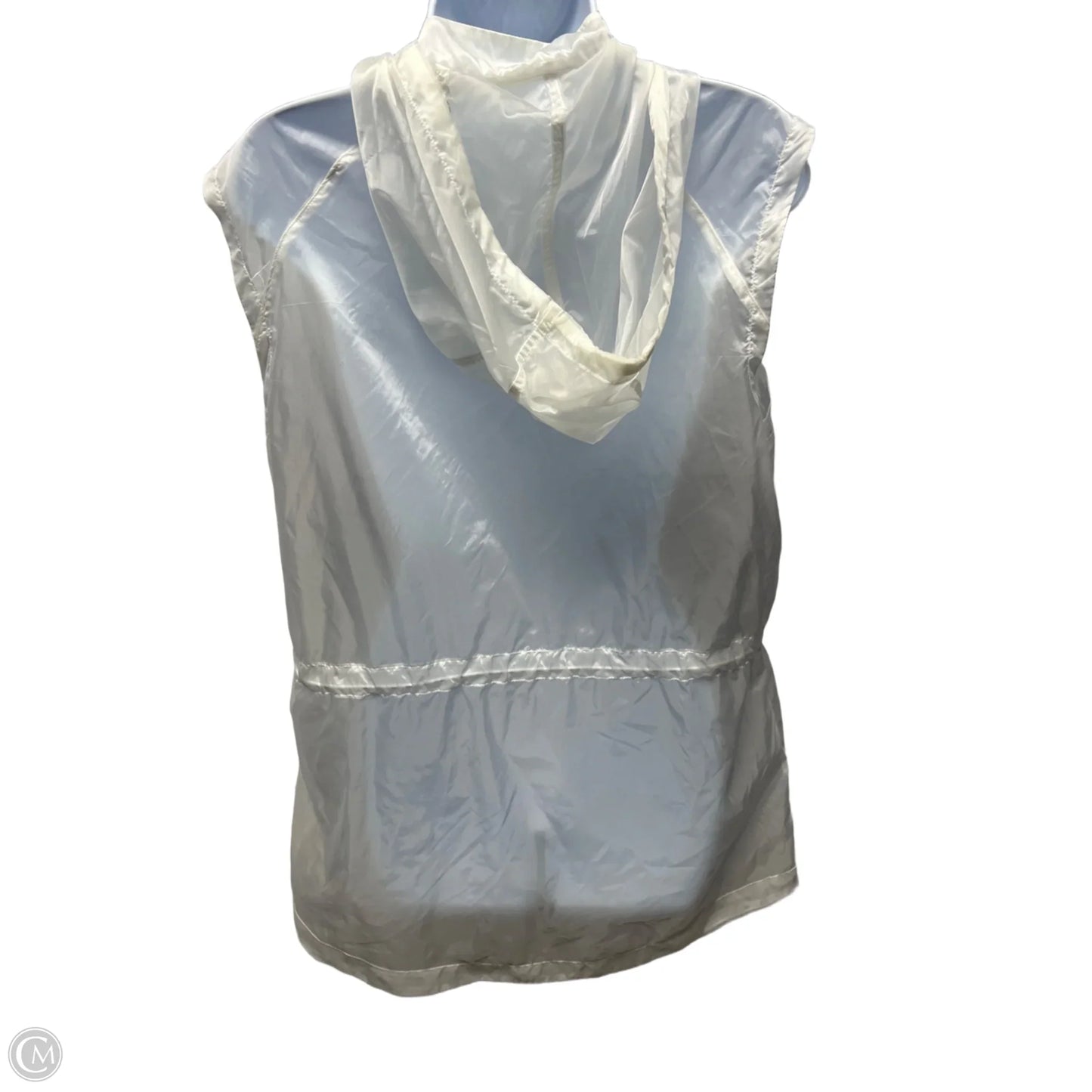 Jacket Windbreaker By Athleta In White, Size: M