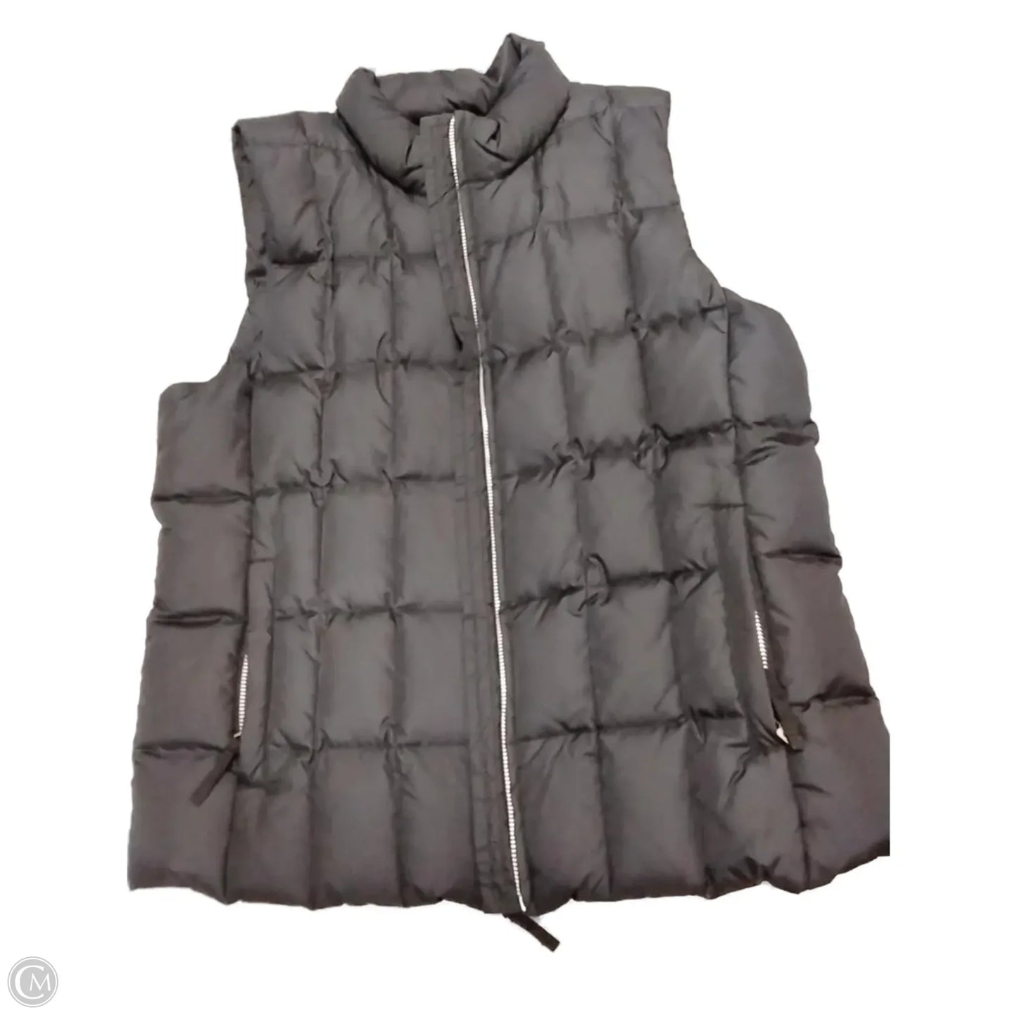 Vest Puffer & Quilted By Gap In Black, Size: L