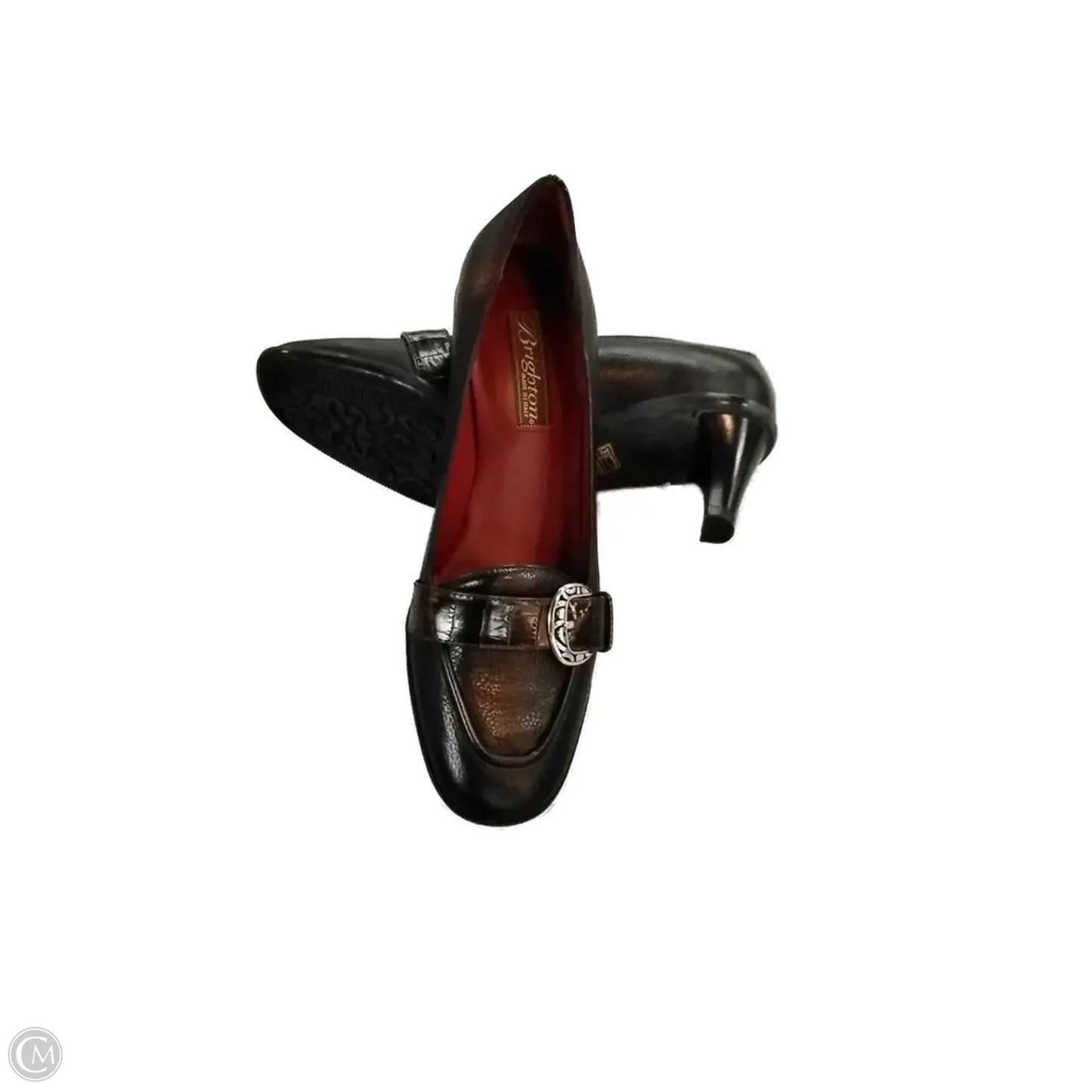 Shoes Heels Kitten By Brighton In Brown, Size: 7