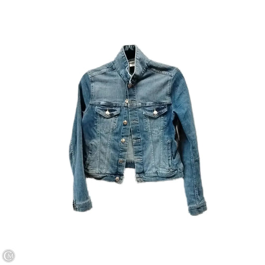 Jacket Denim By H&m In Blue, Size: S