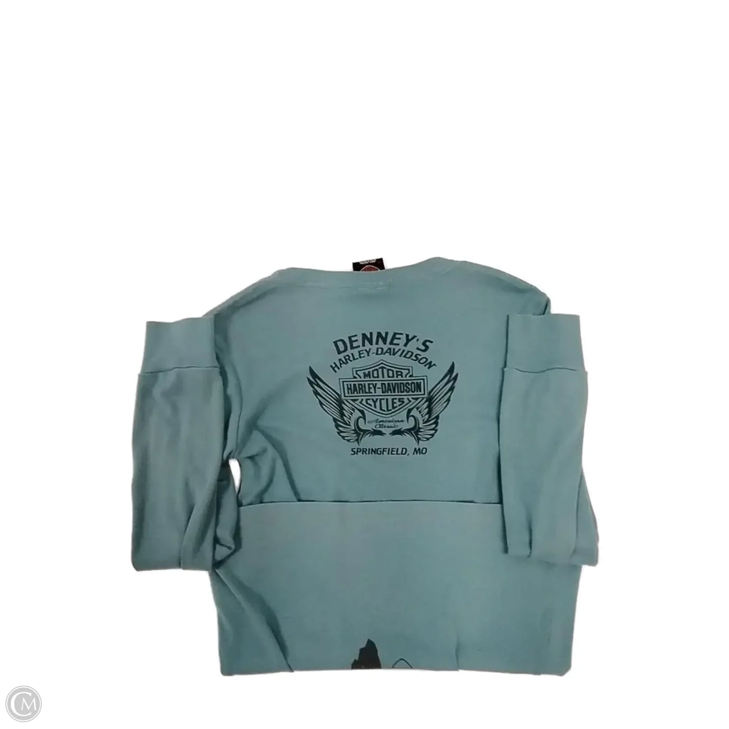 Top Long Sleeve Basic By Harley Davidson In Blue, Size: M