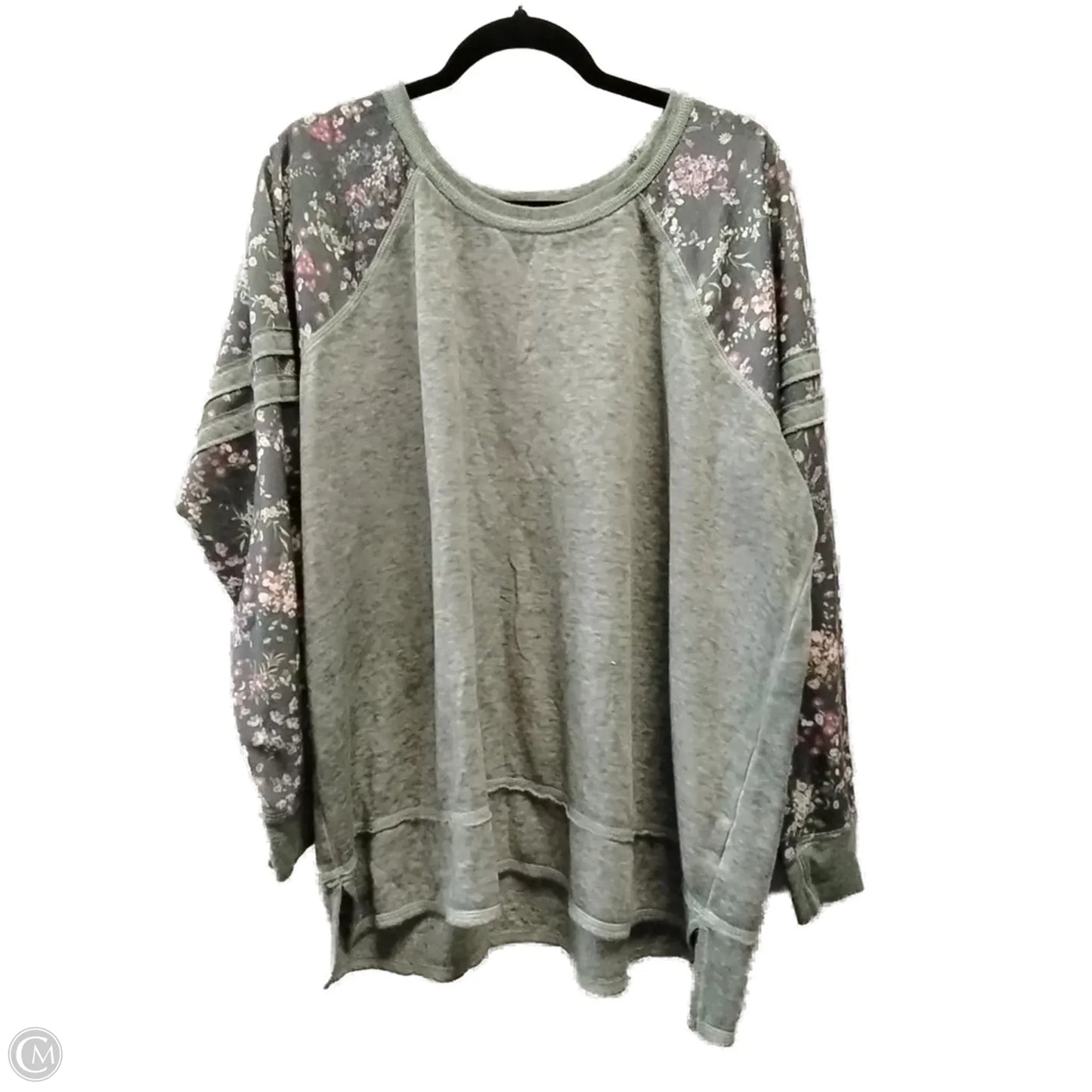 Sweatshirt Crewneck By Maurices In Green, Size: 2x
