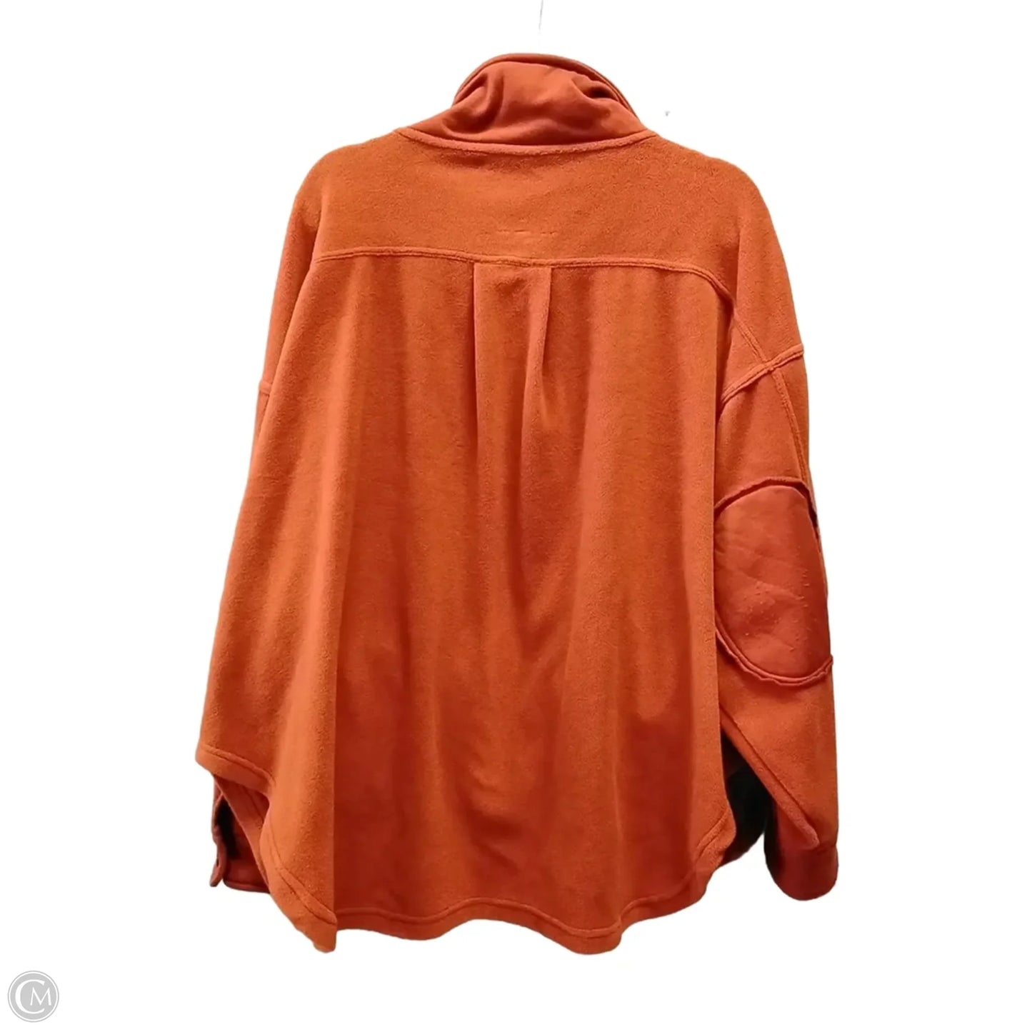 Jacket Shirt By Zenana In Orange, Size: 3x