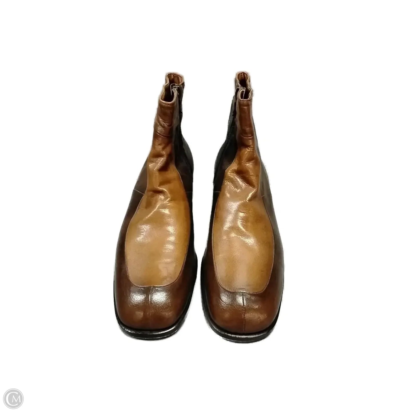 Boots Ankle Heels By Bally In Brown, Size: 9