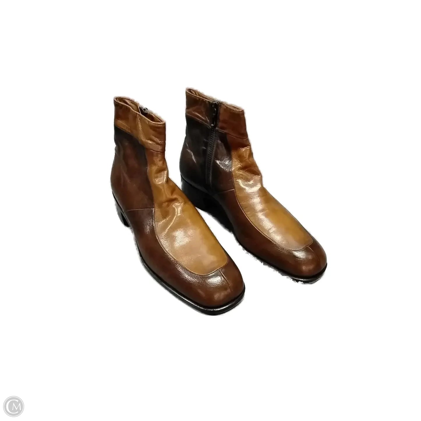 Boots Ankle Heels By Bally In Brown, Size: 9