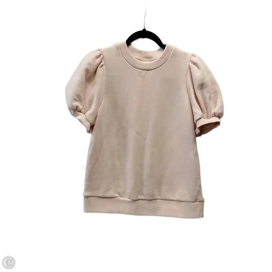 Sweater Short Sleeve By A New Day In Pink, Size: S