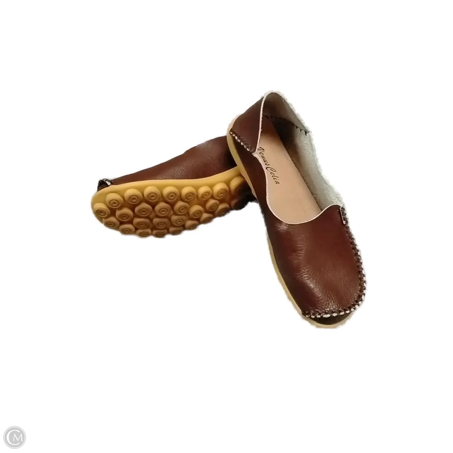Shoes Flats By Clothes Mentor In Brown, Size: 8