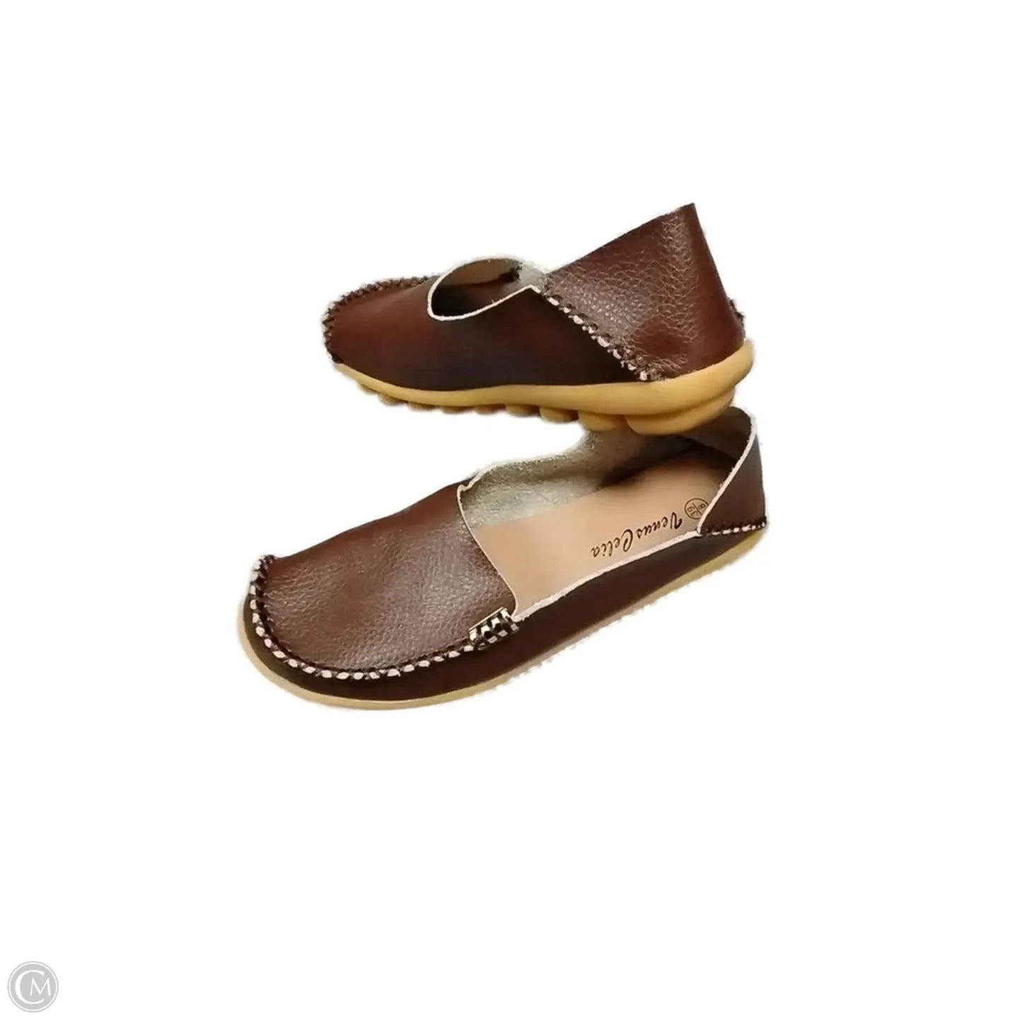 Shoes Flats By Clothes Mentor In Brown, Size: 8