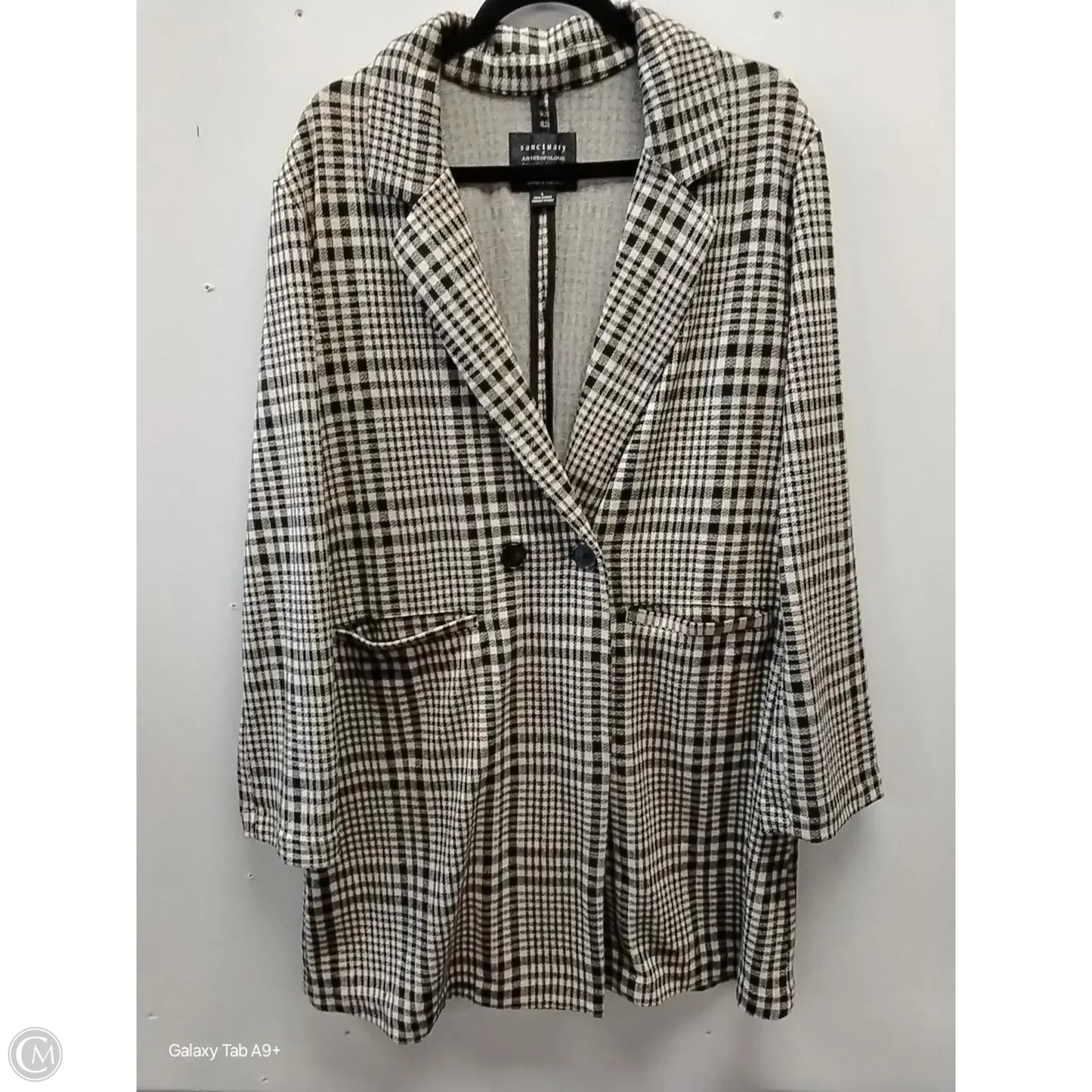 Jacket Fleece By Sanctuary In Black & Brown, Size: L