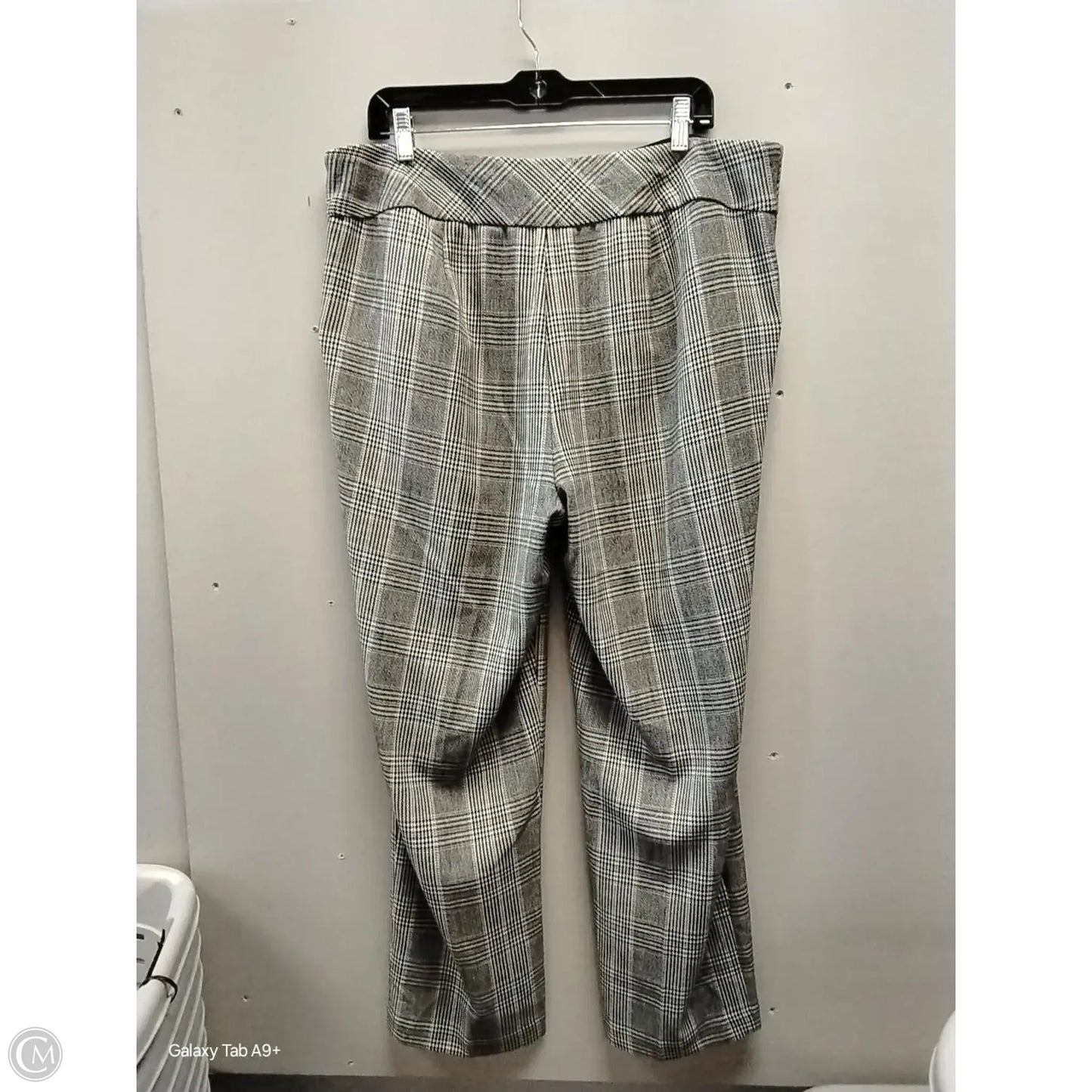 Pants Dress By Investments In Checkered Pattern, Size: 16w