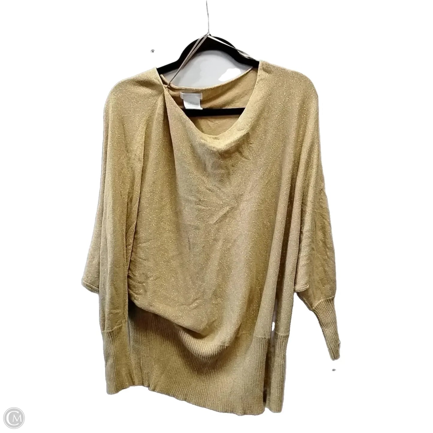 Sweater By Worthington In Gold, Size: 1x