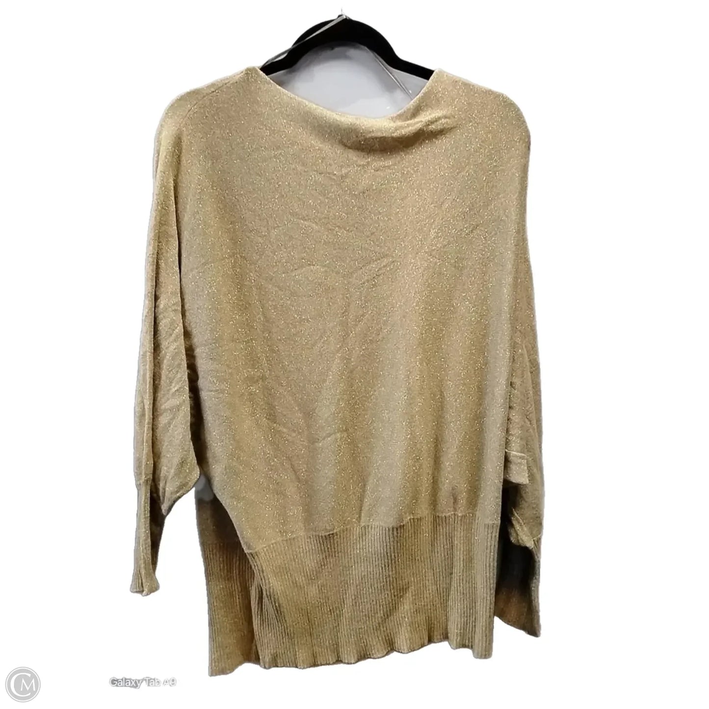 Sweater By Worthington In Gold, Size: 1x