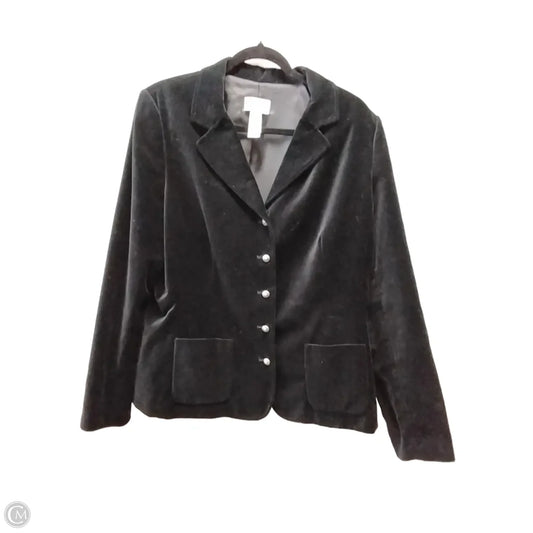 Blazer By Villager By Liz Claiborne In Black, Size: 16