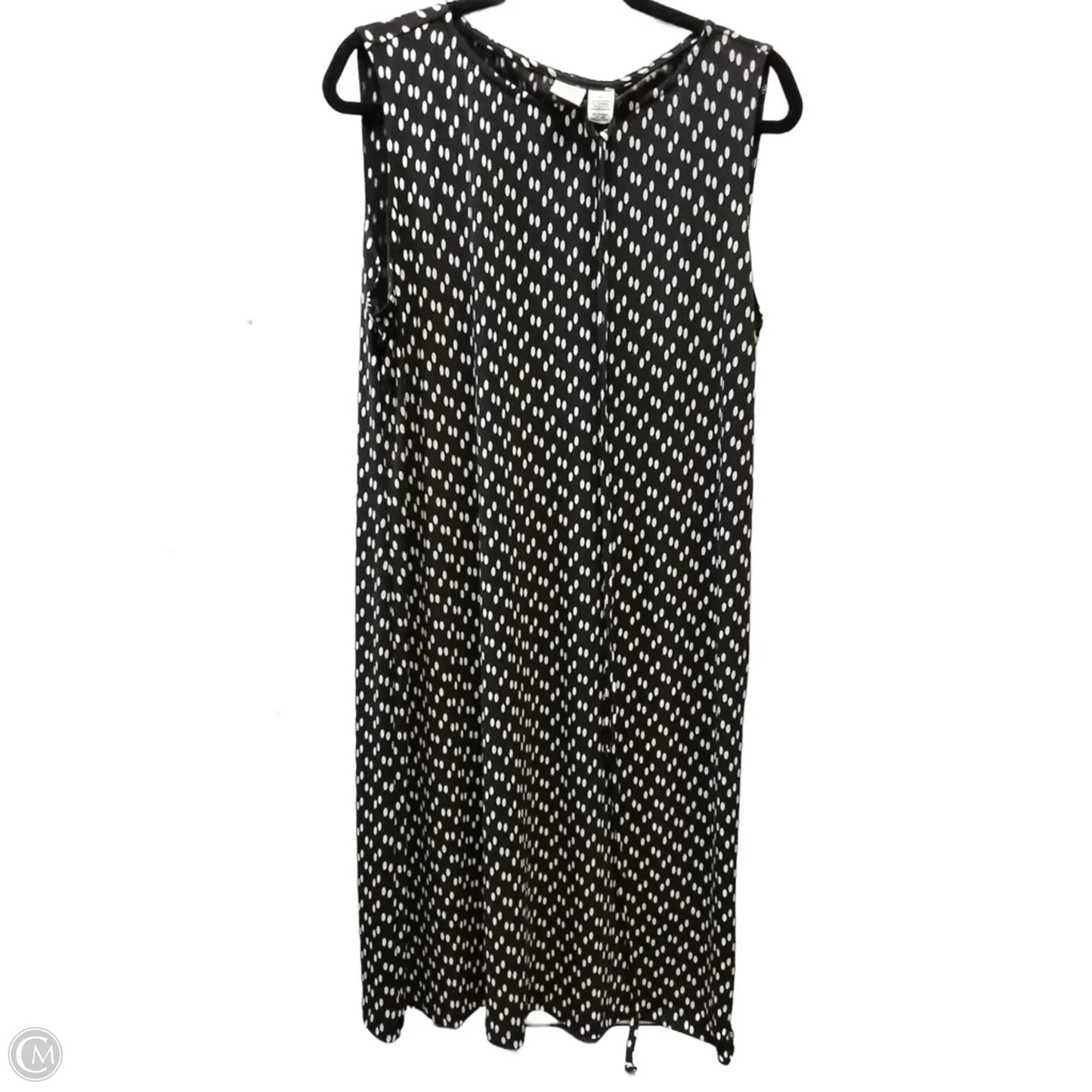 Dress Casual Midi By Merona In Polkadot Pattern, Size: Xl