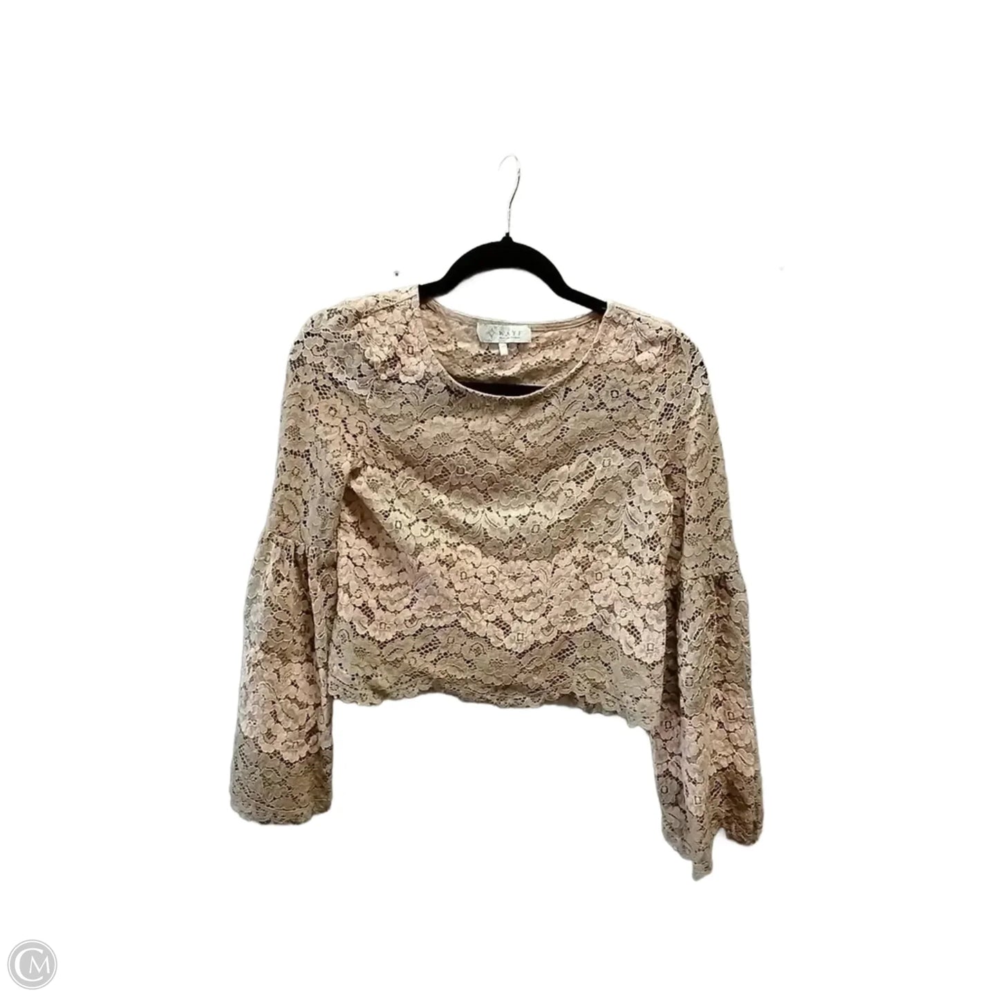 Top Long Sleeve By Wayf In Pink, Size: Xs