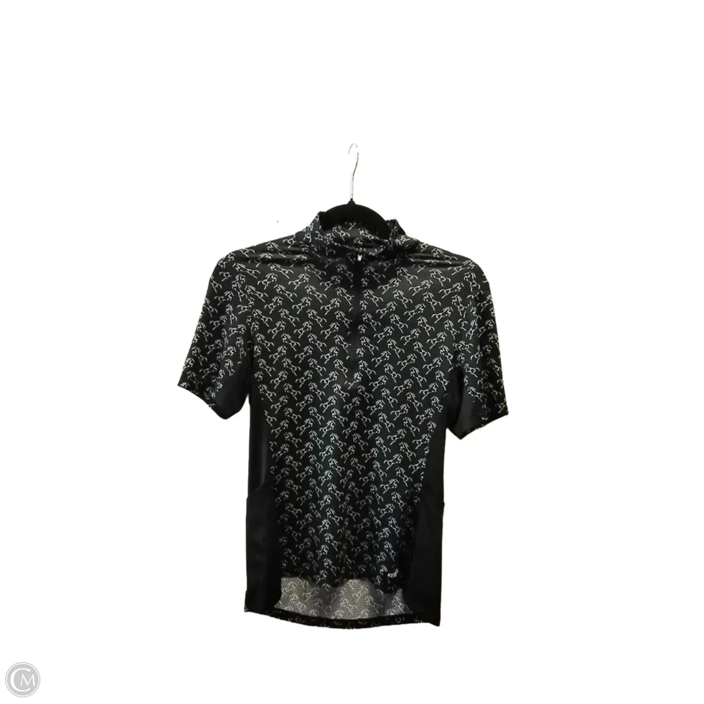 Top Short Sleeve By Clothes Mentor In Black & White, Size: Xs