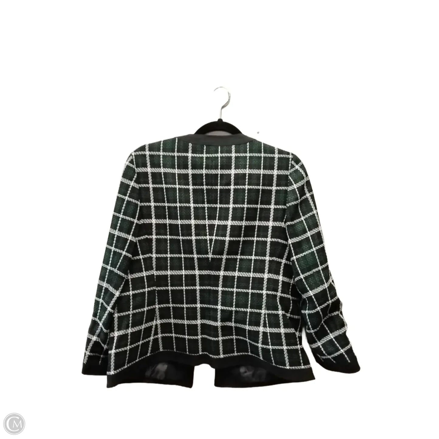 Skirt Suit 2pc By Black Label In Chevron Pattern, Size: 8