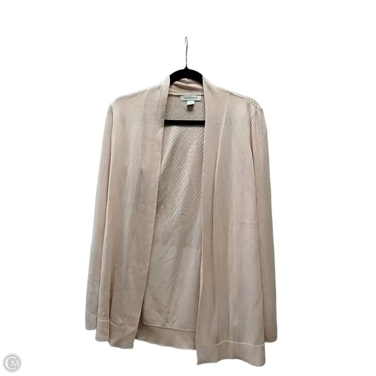 Sweater Cardigan By Liz Claiborne In Pink, Size: S