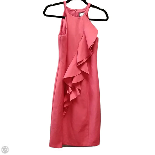 Dress Casual Midi By Vince Camuto In Orange, Size: 4