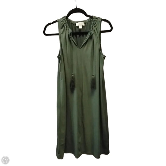 Dress Casual Midi By Michael By Michael Kors In Green, Size: S