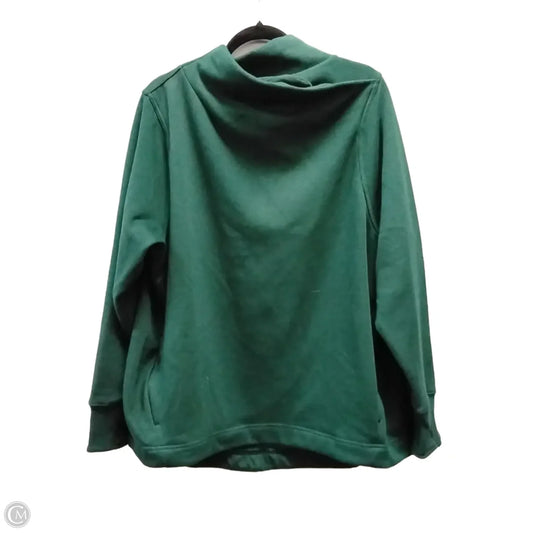 Sweatshirt Collar By Athleta In Green, Size: 1x