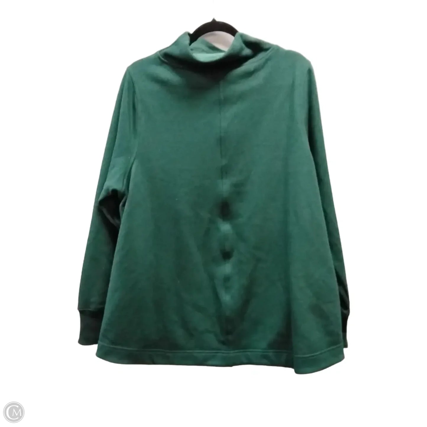 Sweatshirt Collar By Athleta In Green, Size: 1x