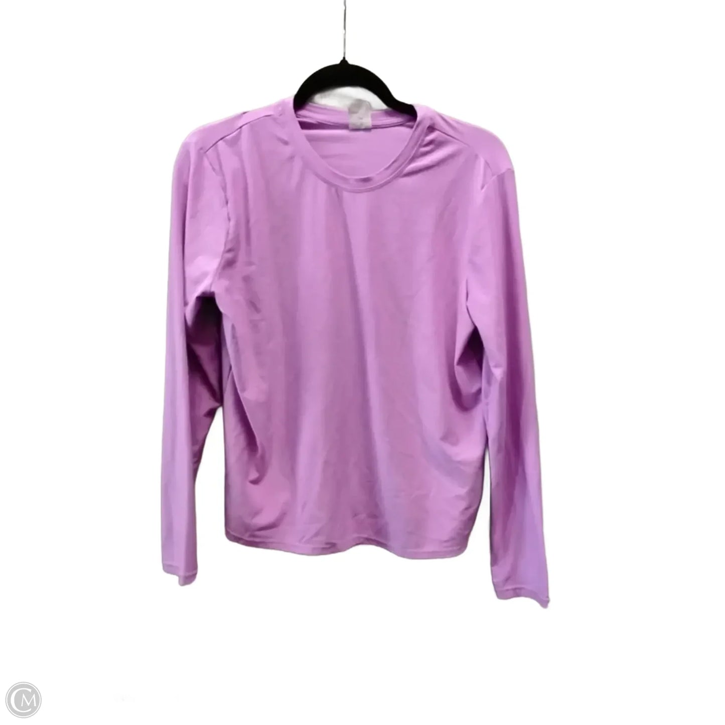 Athletic Top Long Sleeve Crewneck By Athletica In Purple, Size: S