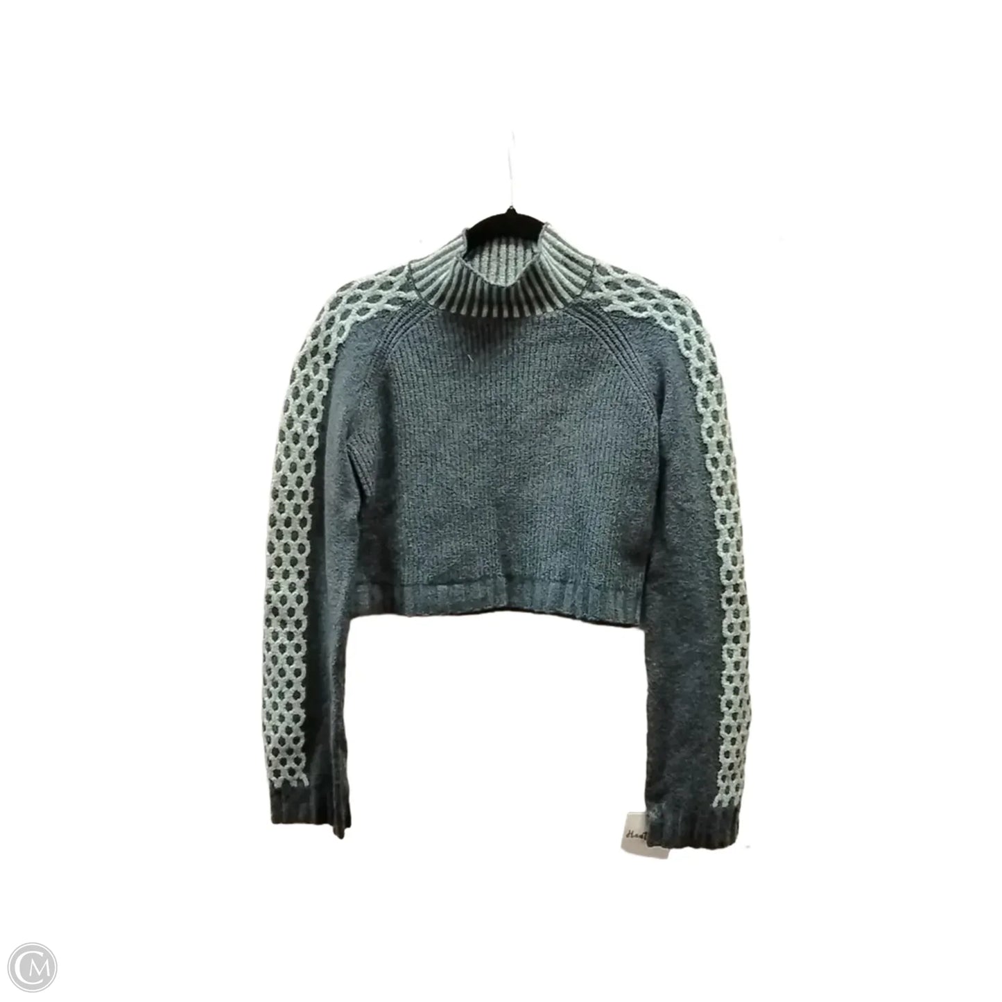 Sweater By Wild Fable In Green & Grey, Size: Xs