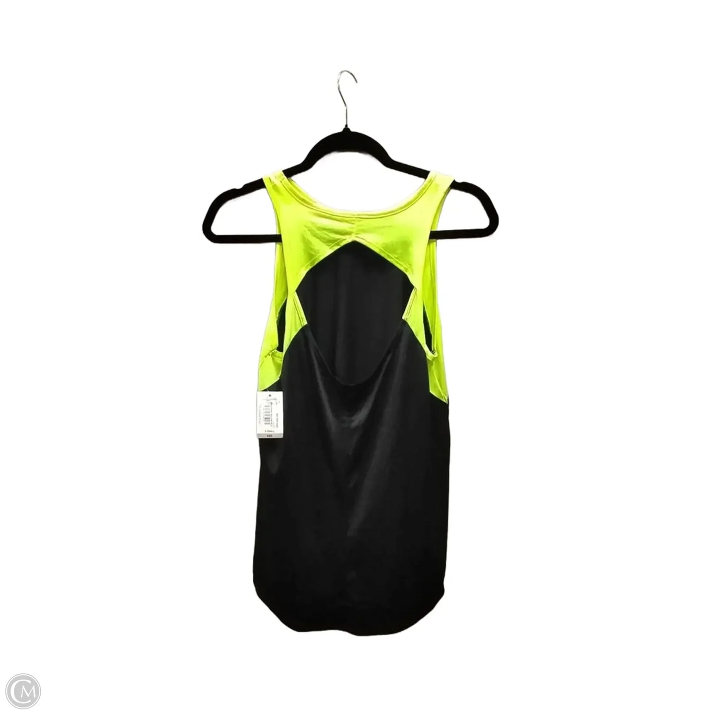 Athletic Tank Top By City Streets In Black & Yellow, Size: Xs