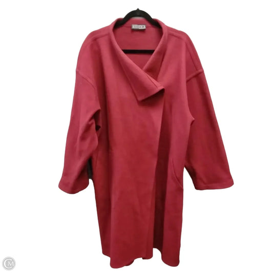 Coat Peacoat By Clothes Mentor In Red, Size: 12