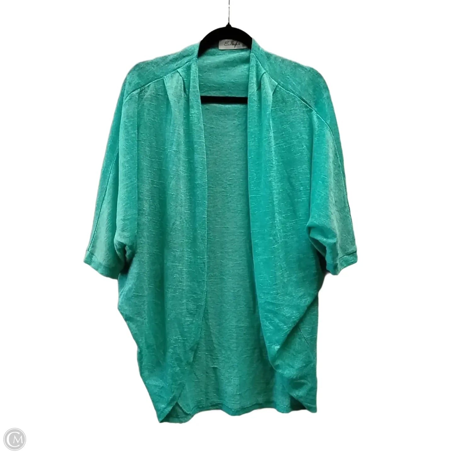 Sweater Short Sleeve By Clothes Mentor In Green, Size: M