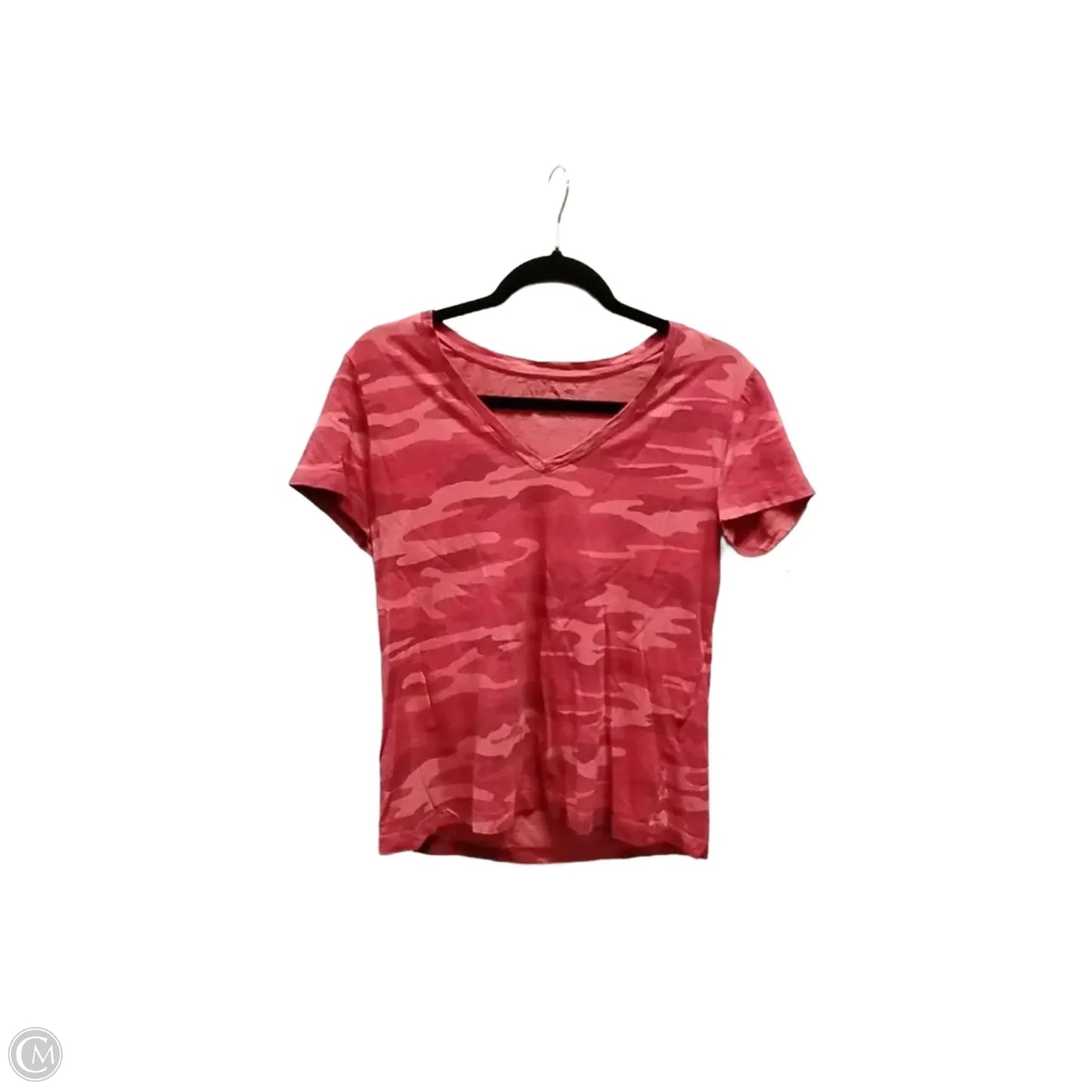 Top Short Sleeve By Lucky Brand In Camouflage Print, Size: Sp