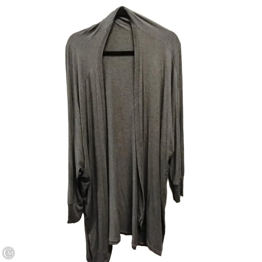 Sweater Cardigan By Torrid In Grey, Size: 3x