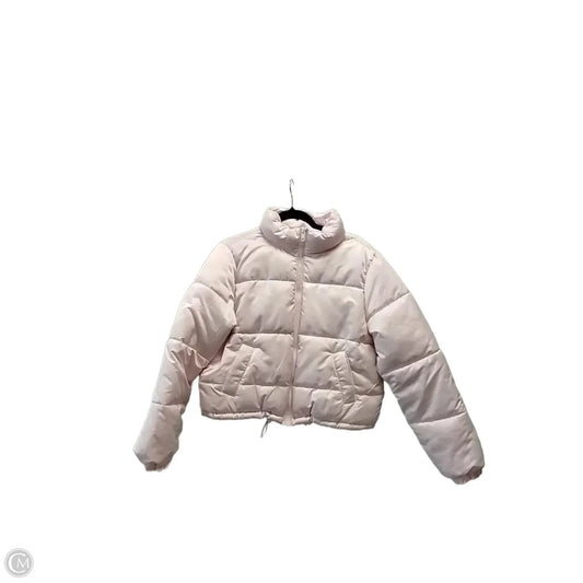 Coat Puffer & Quilted By No Boundaries In Pink, Size: M