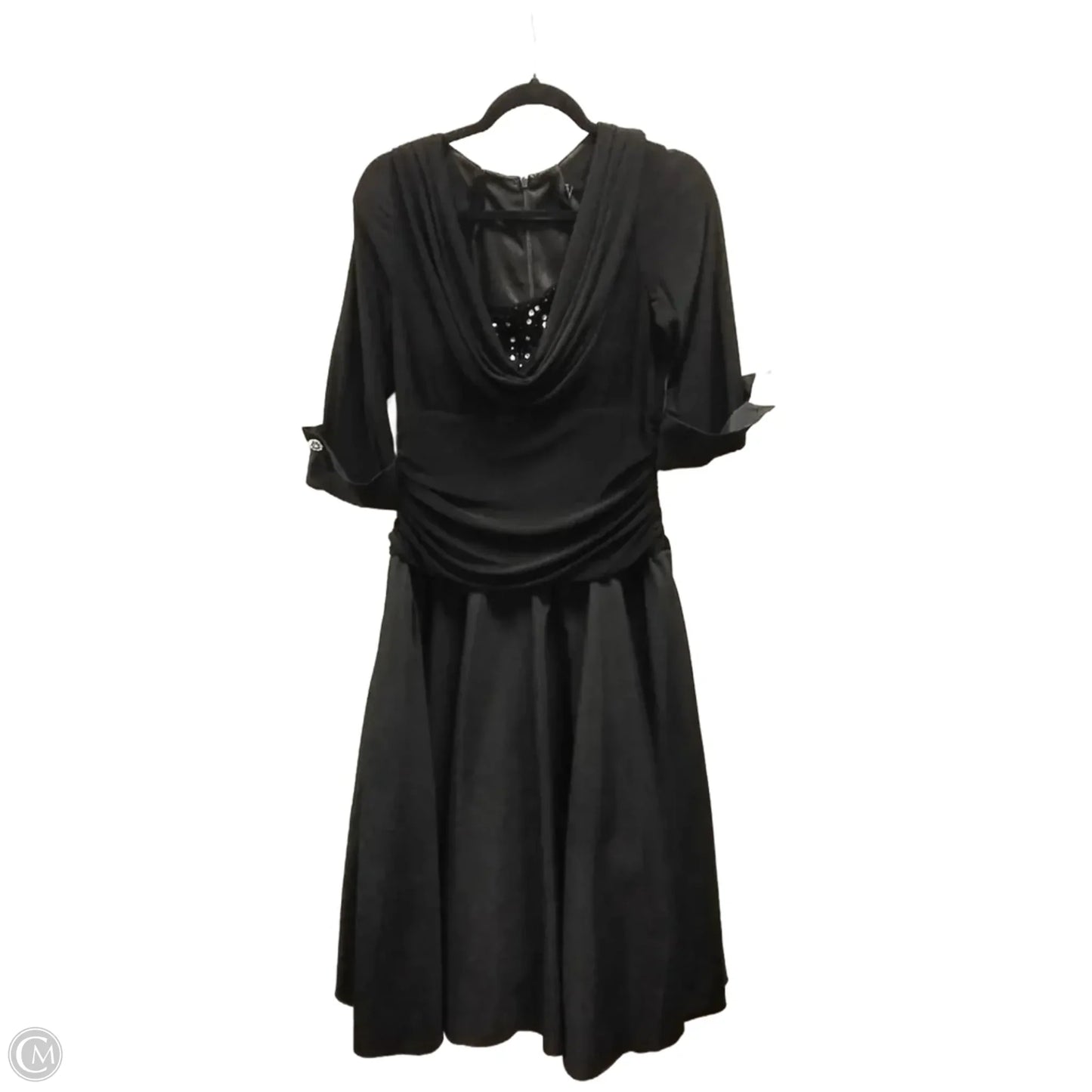 Dress Party Midi By Cmb In Black, Size: 10p