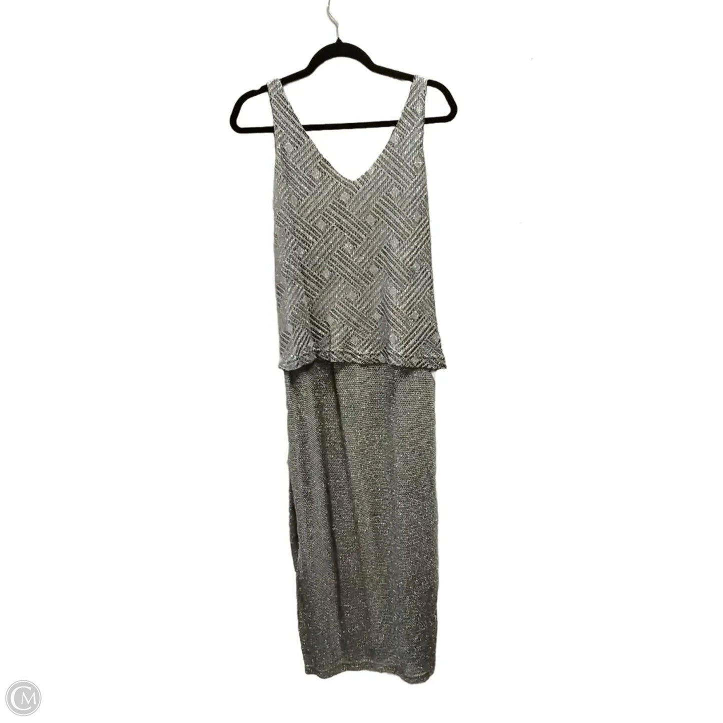 Dress Set 2pc By Jeffrey And Dara In Silver, Size: 8p