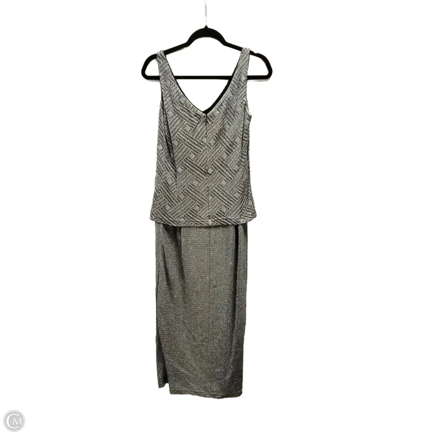 Dress Set 2pc By Jeffrey And Dara In Silver, Size: 8p